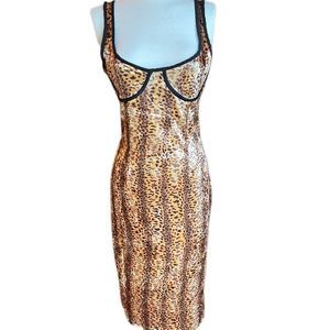 Shein NWOT Animal Print Dress